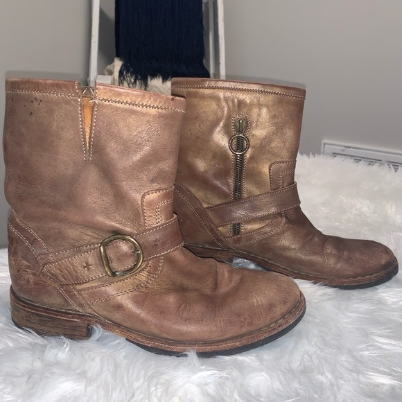 {36.5 / 6.5} Fiorentini & Baker Eli Moto Boot RARE - Picture 1 of 8